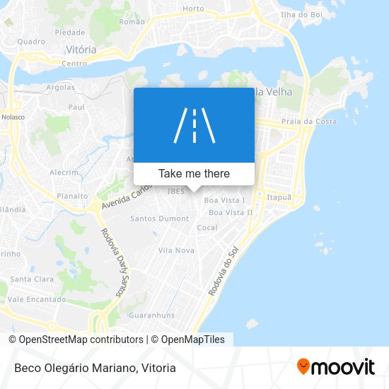 Beco Olegário Mariano map