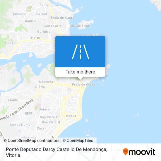 Ponte Deputado Darcy Castello De Mendonça map