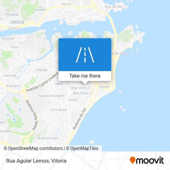 Rua Aguiar Lemos map