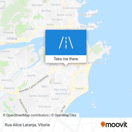Rua Alice Laranja map