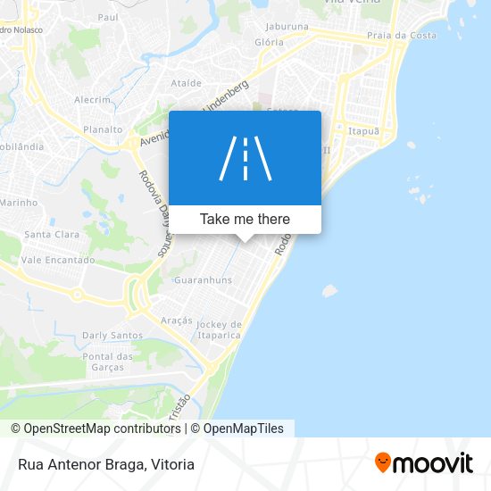 Rua Antenor Braga map