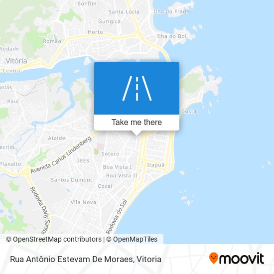 Rua Antônio Estevam De Moraes map