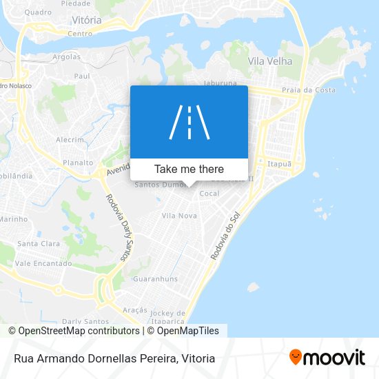 Rua Armando Dornellas Pereira map