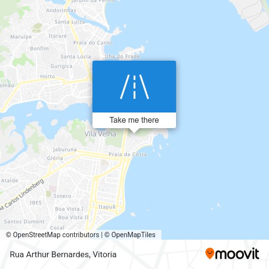 Rua Arthur Bernardes map