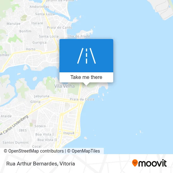Rua Arthur Bernardes map