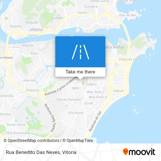 Rua Benedito Das Neves map