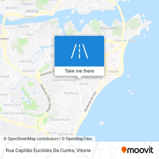 Rua Capitão Euclides Da Cunha map