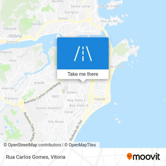 Rua Carlos Gomes map