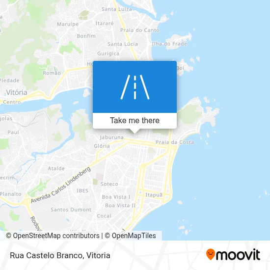 Rua Castelo Branco map