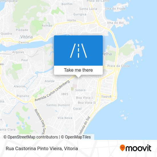 Rua Castorina Pinto Vieira map
