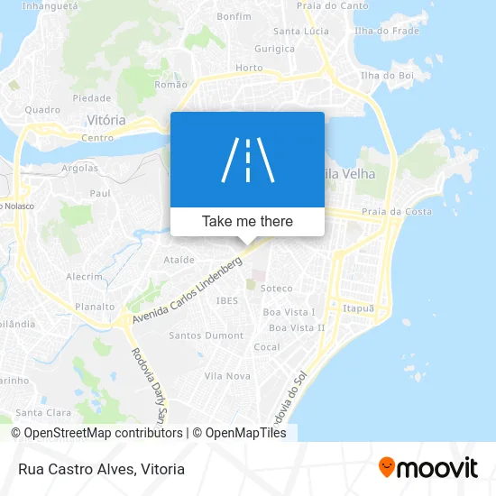 Rua Castro Alves map