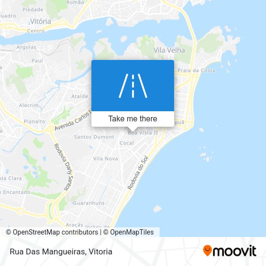Rua Das Mangueiras map