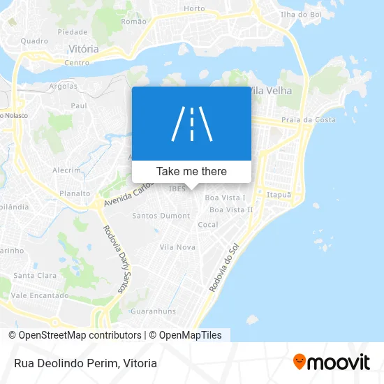 Rua Deolindo Perim map