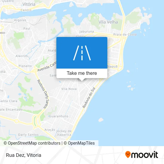 Rua Dez map