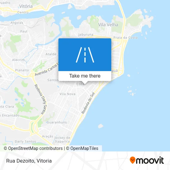 Rua Dezoito map