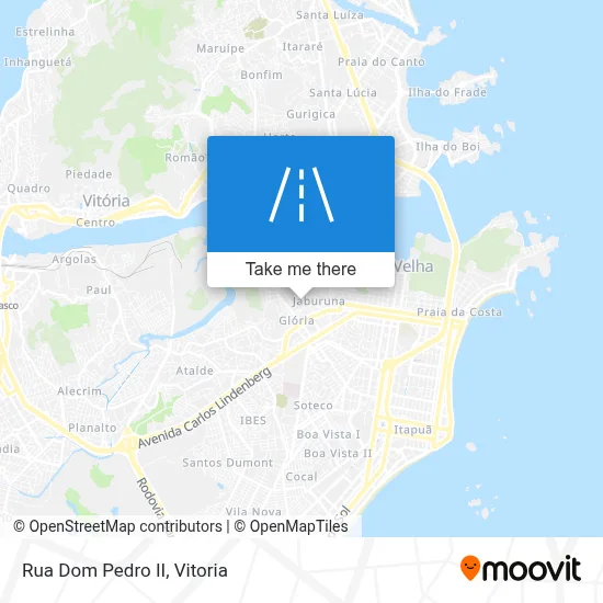 Rua Dom Pedro II map