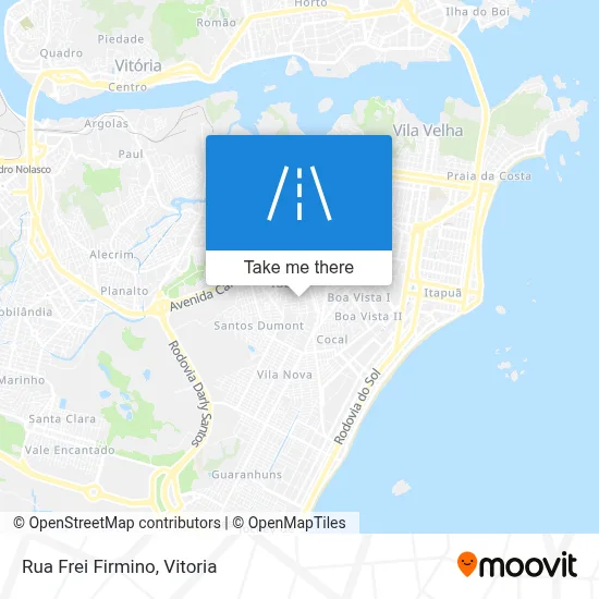 Rua Frei Firmino map