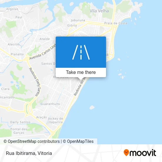 Rua Ibitirama map