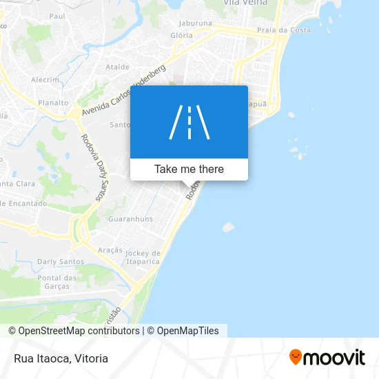 Rua Itaoca map