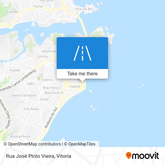 Rua José Pinto Vieira map