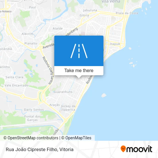 Rua João Cipreste Filho map