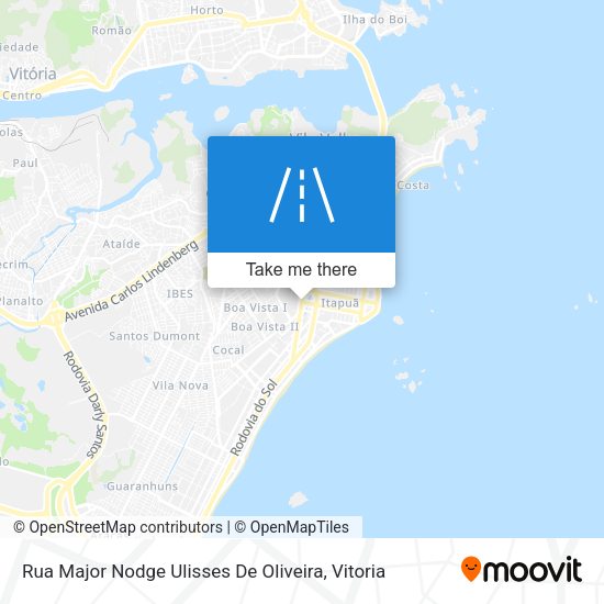 Rua Major Nodge Ulisses De Oliveira map