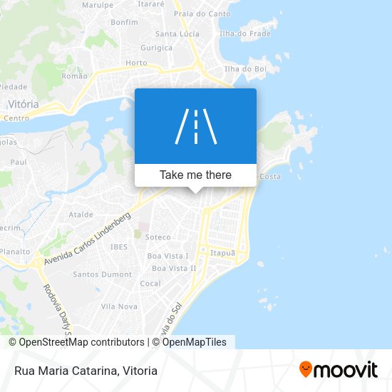 Rua Maria Catarina map