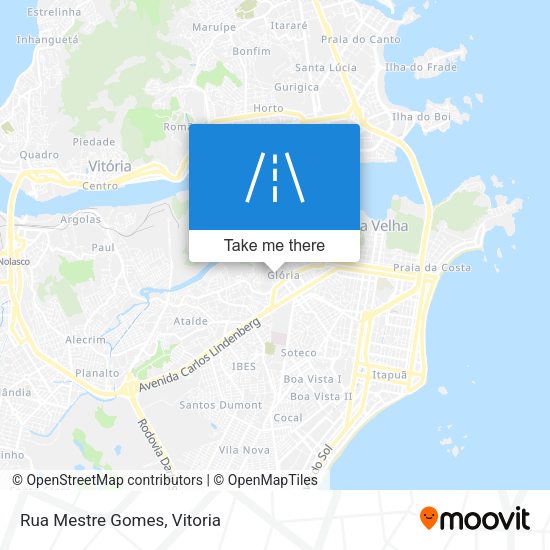 Rua Mestre Gomes map