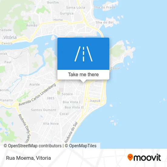 Rua Moema map