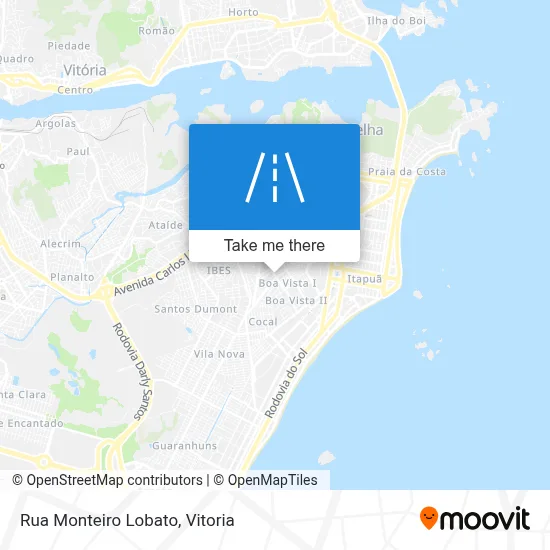 Rua Monteiro Lobato map