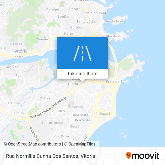 Rua Normília Cunha Dos Santos map