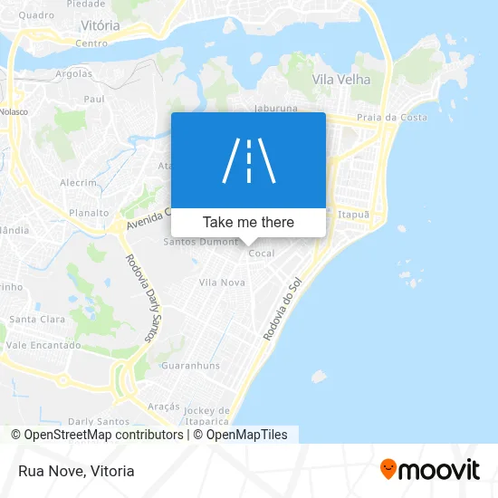 Rua Nove map