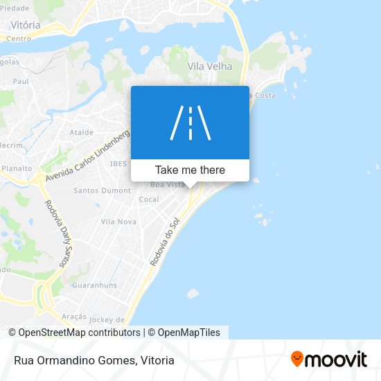 Rua Ormandino Gomes map