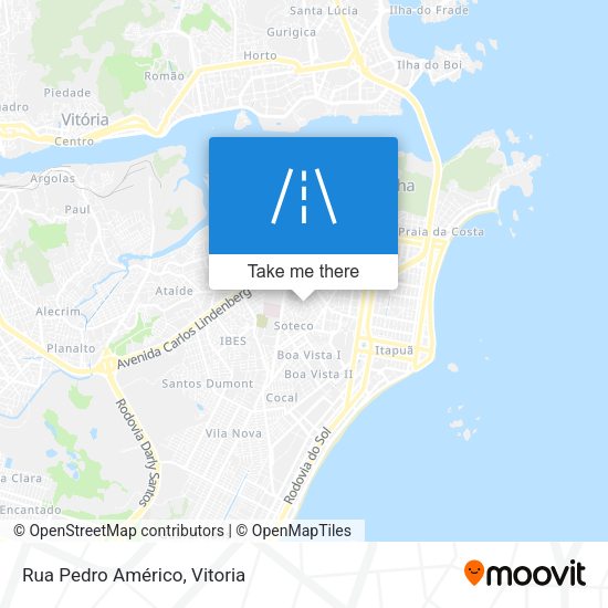 Rua Pedro Américo map