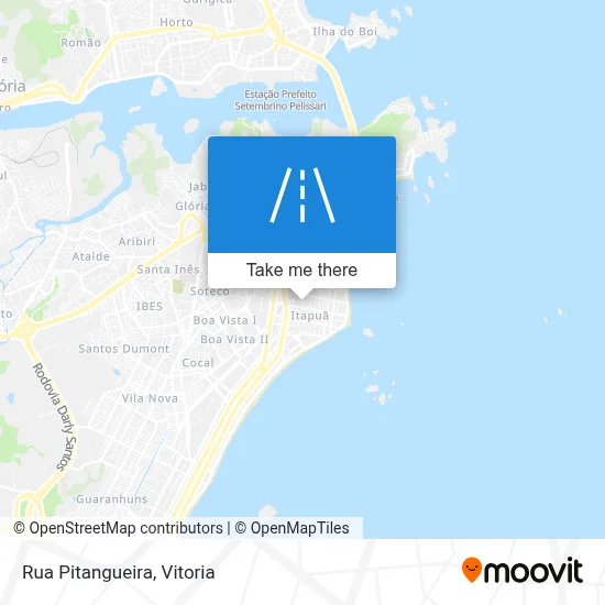 Rua Pitangueira map
