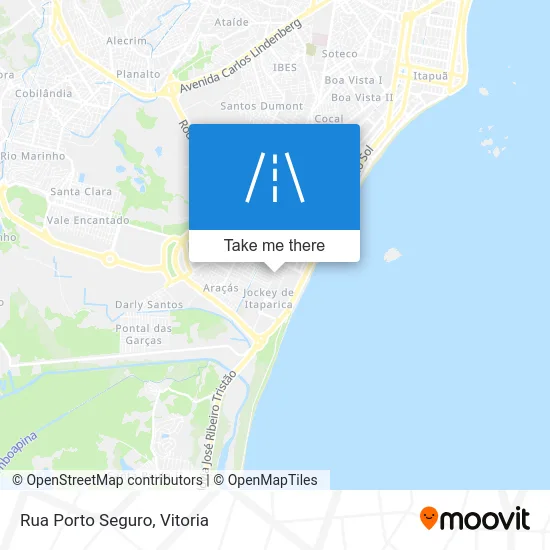 Rua Porto Seguro map