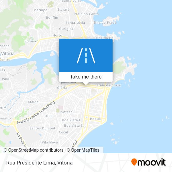Rua Presidente Lima map
