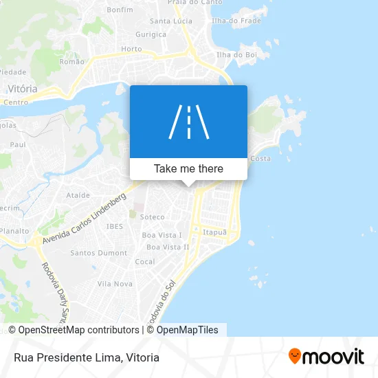 Rua Presidente Lima map