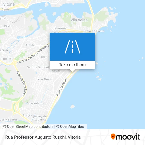Rua Professor Augusto Ruschi map