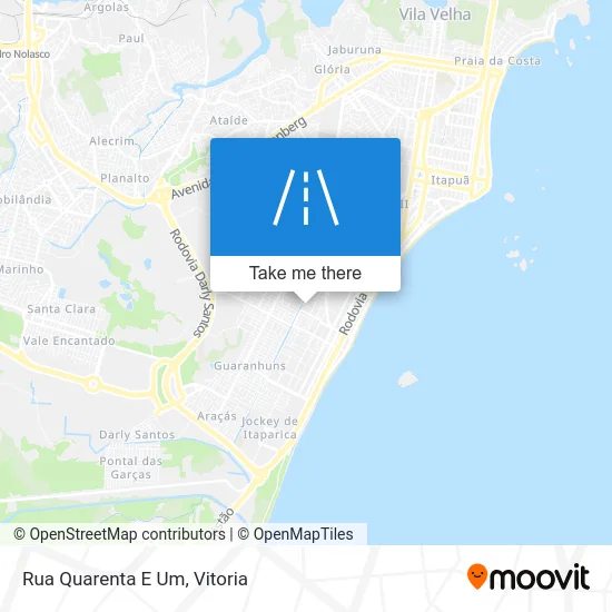 Rua Quarenta E Um map