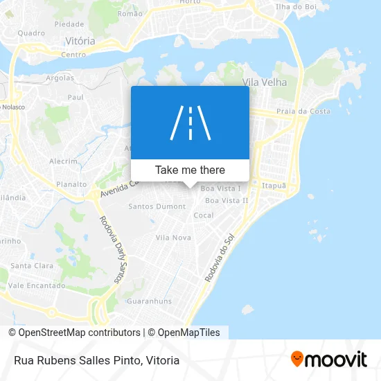 Rua Rubens Salles Pinto map