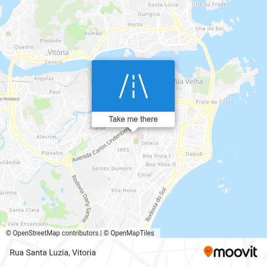 Rua Santa Luzia map