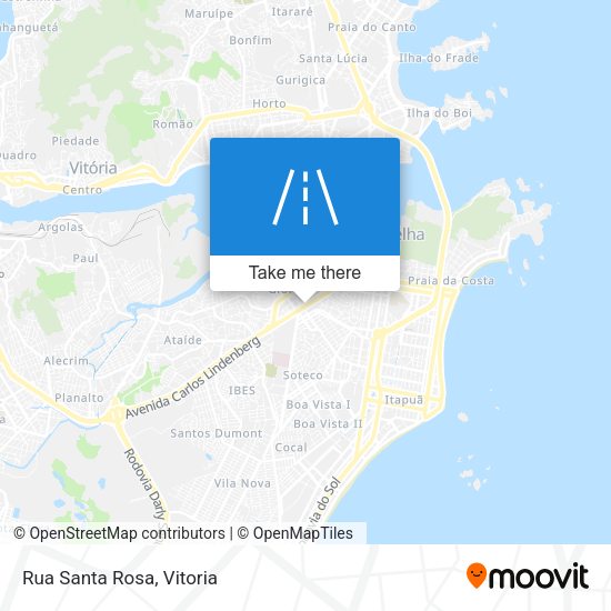 Rua Santa Rosa map