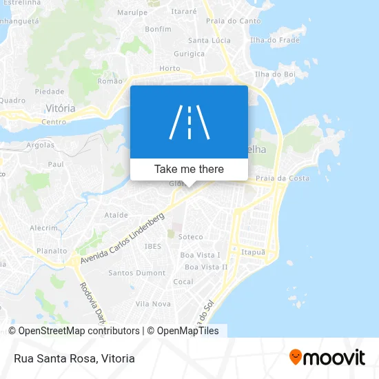 Rua Santa Rosa map