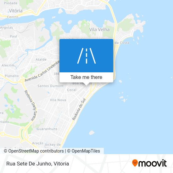 Rua Sete De Junho map
