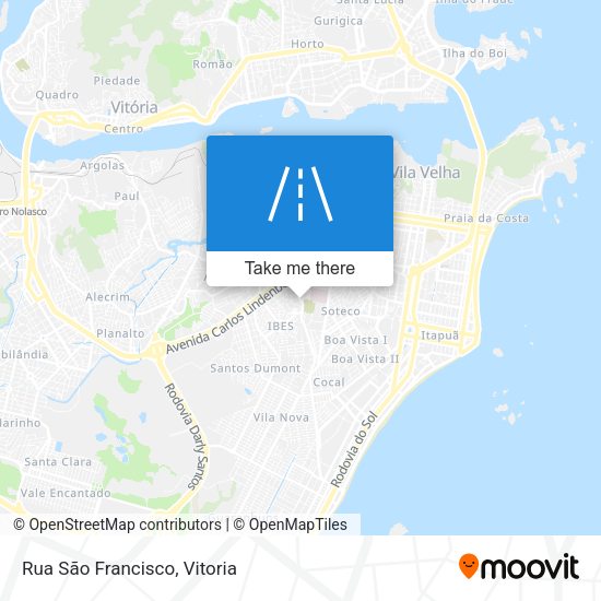 Rua São Francisco map