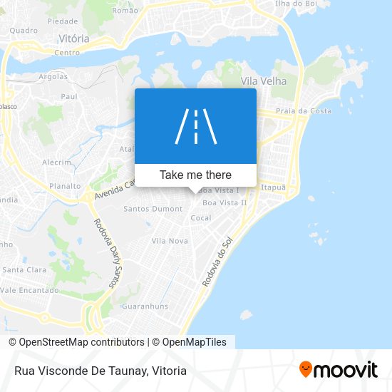 Rua Visconde De Taunay map