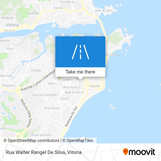 Rua Walter Rangel De Silva map