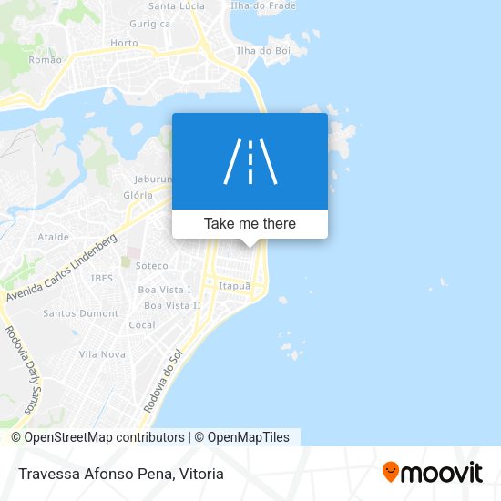 Travessa Afonso Pena map