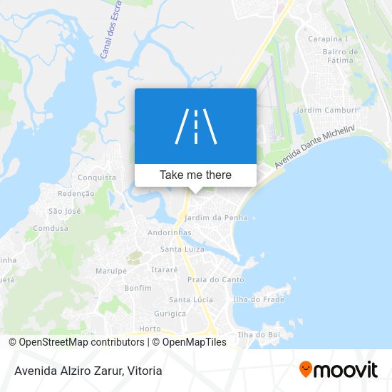 Avenida Alziro Zarur map